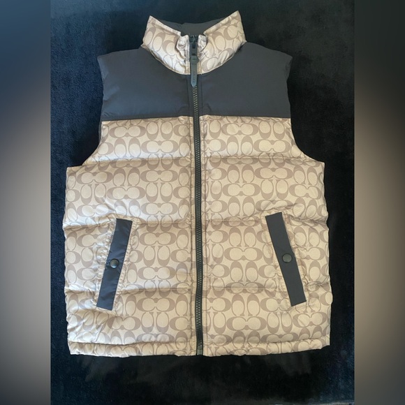 Men’s Coach Signature Puffer Vest - Picture 1 of 4